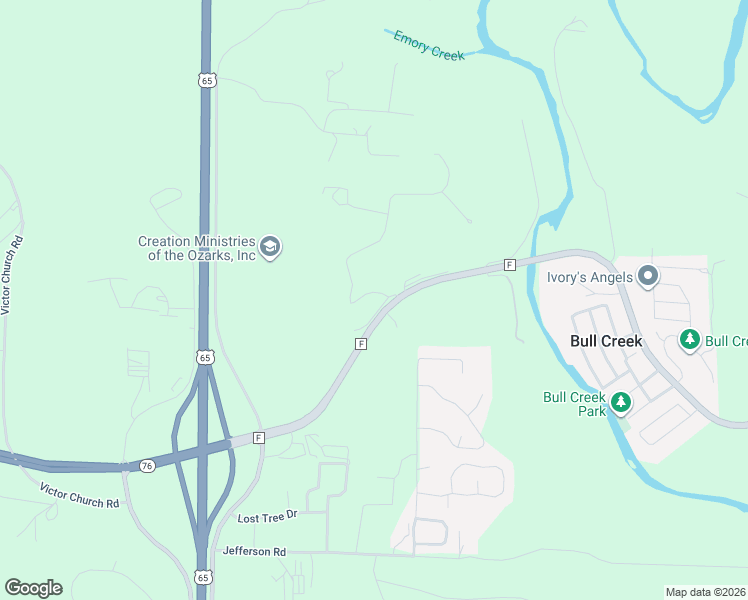 map of restaurants, bars, coffee shops, grocery stores, and more near 137 Wallen Bluff Drive in Branson