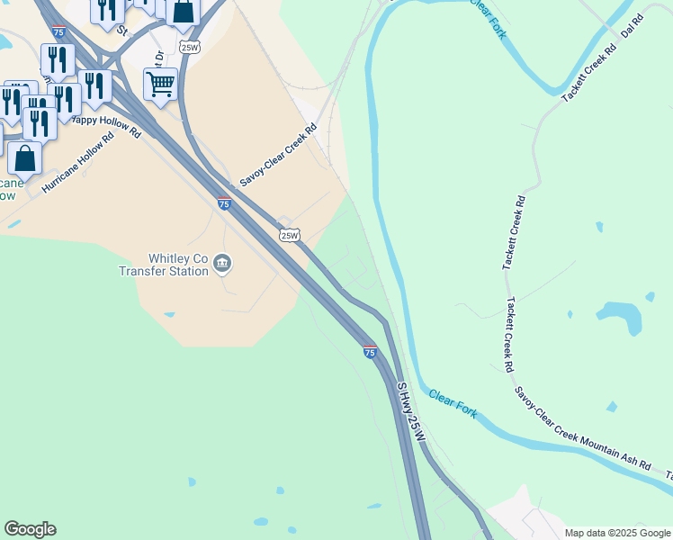 map of restaurants, bars, coffee shops, grocery stores, and more near 44 Jack Taylor Road in Williamsburg