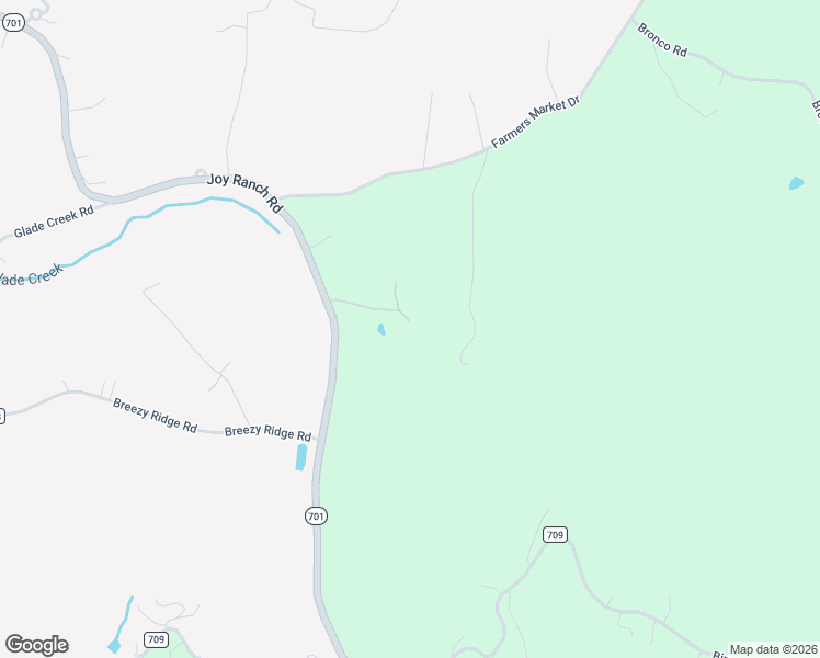 map of restaurants, bars, coffee shops, grocery stores, and more near 1955 Joy Ranch Road in Woodlawn