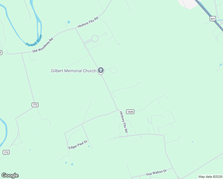 map of restaurants, bars, coffee shops, grocery stores, and more near Melzoni Drive in Pennington Gap