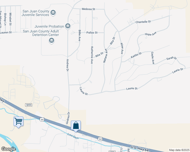 map of restaurants, bars, coffee shops, grocery stores, and more near 1300 Katherine Avenue in Farmington