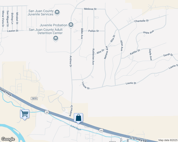 map of restaurants, bars, coffee shops, grocery stores, and more near 1321 Katherine Avenue in Farmington