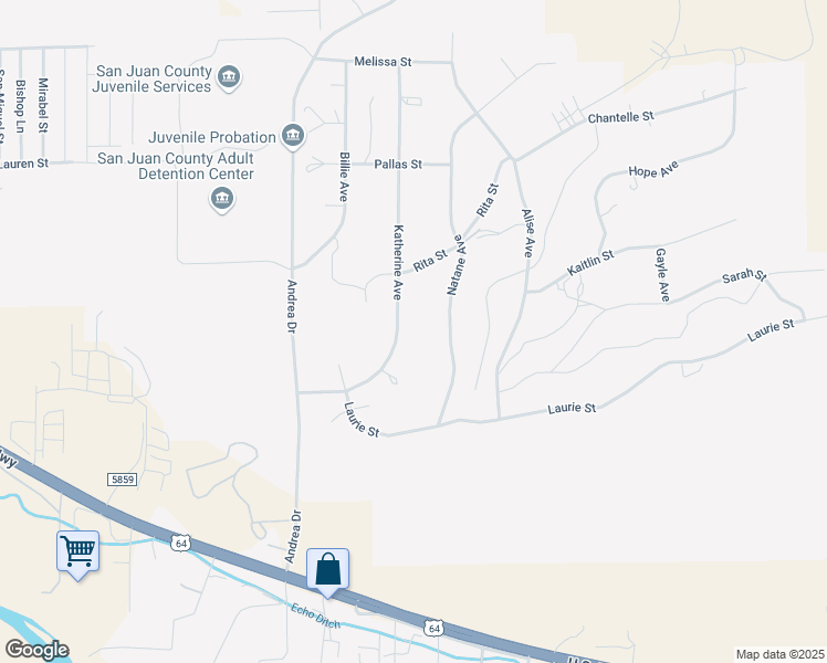 map of restaurants, bars, coffee shops, grocery stores, and more near 1220 Katherine Avenue in Farmington