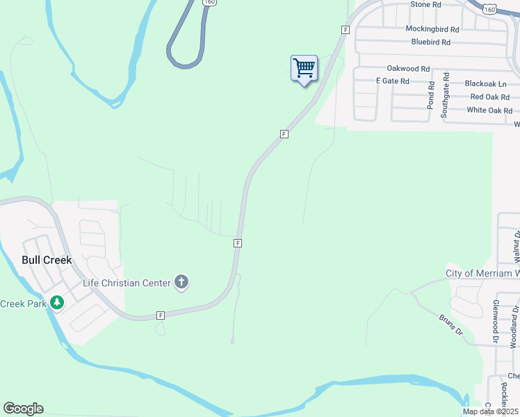 map of restaurants, bars, coffee shops, grocery stores, and more near 2594 State Highway F in Rockaway Beach