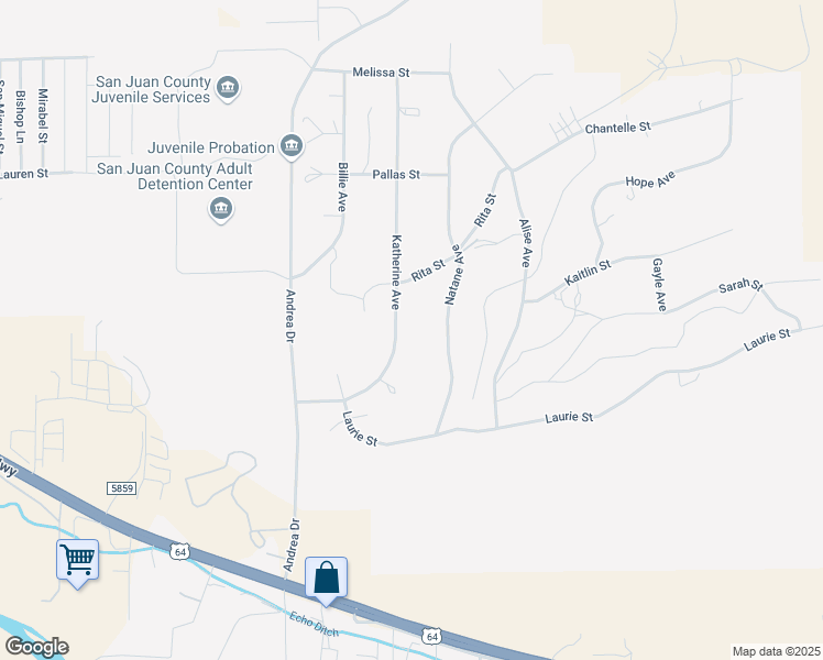 map of restaurants, bars, coffee shops, grocery stores, and more near 1200 Katherine Avenue in Farmington