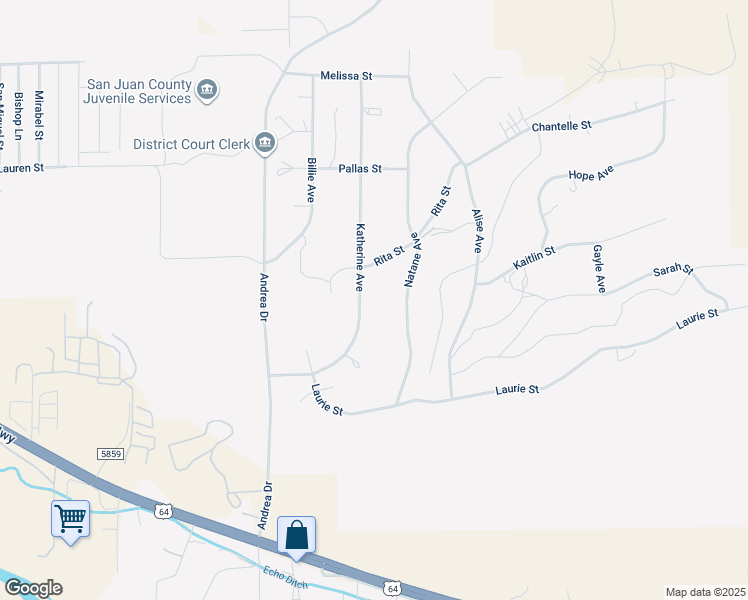 map of restaurants, bars, coffee shops, grocery stores, and more near 1160 Katherine Avenue in Farmington