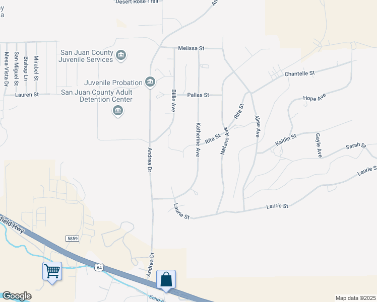 map of restaurants, bars, coffee shops, grocery stores, and more near 6031 Rita Street in Farmington