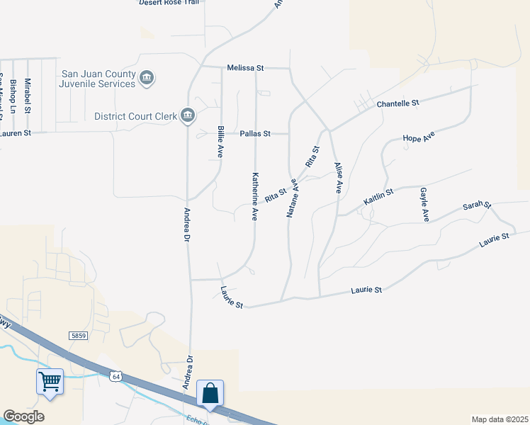 map of restaurants, bars, coffee shops, grocery stores, and more near 1120 Katherine Avenue in Farmington