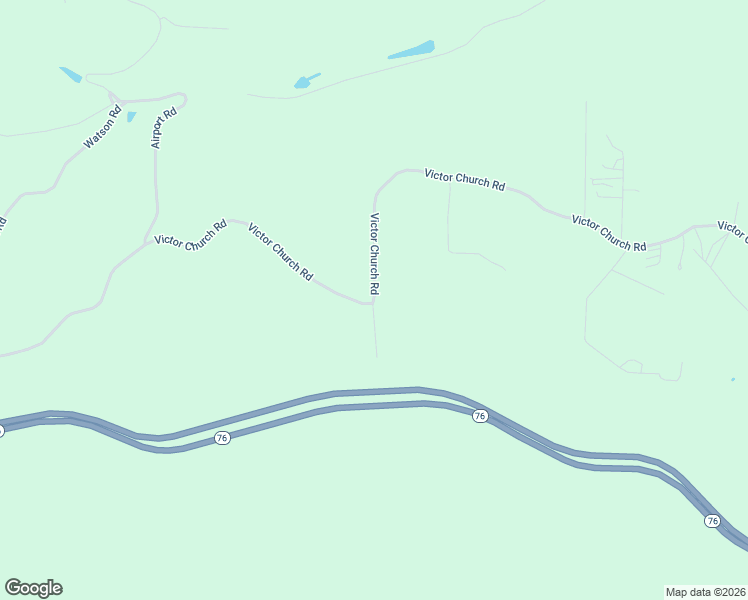 map of restaurants, bars, coffee shops, grocery stores, and more near 1061 Victor Church Road in Branson