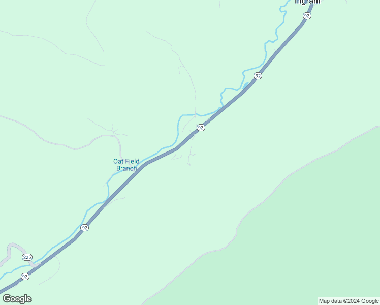 map of restaurants, bars, coffee shops, grocery stores, and more near in Ingram