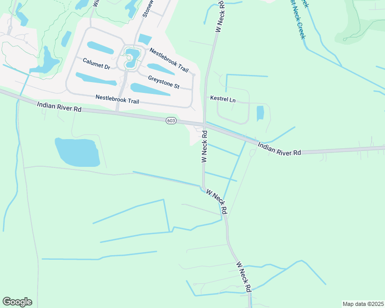 map of restaurants, bars, coffee shops, grocery stores, and more near 3245 West Neck Road in Virginia Beach