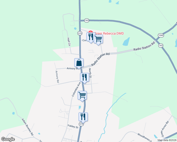 map of restaurants, bars, coffee shops, grocery stores, and more near North Street in Tompkinsville