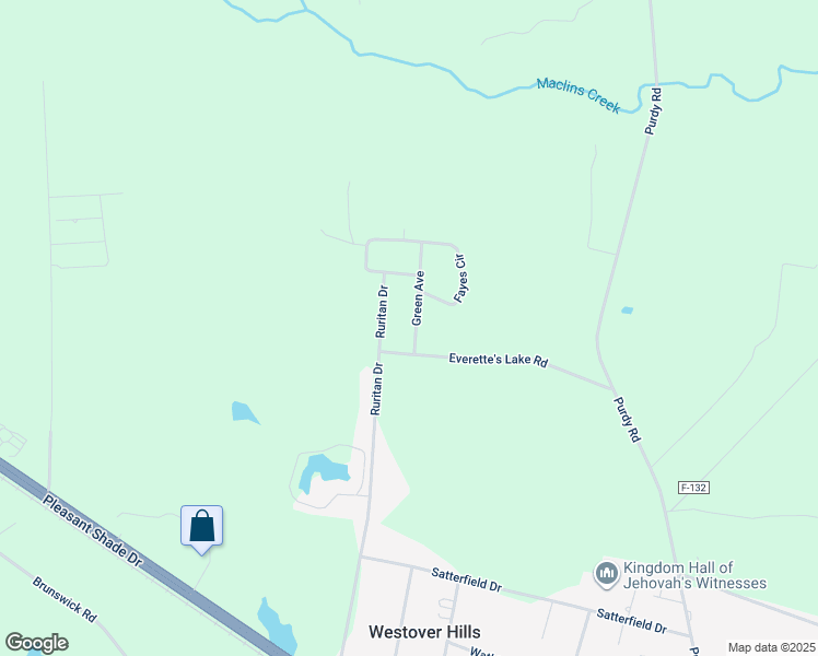 map of restaurants, bars, coffee shops, grocery stores, and more near 50 Green Avenue in Emporia