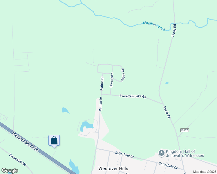map of restaurants, bars, coffee shops, grocery stores, and more near 50 Green Avenue in Emporia