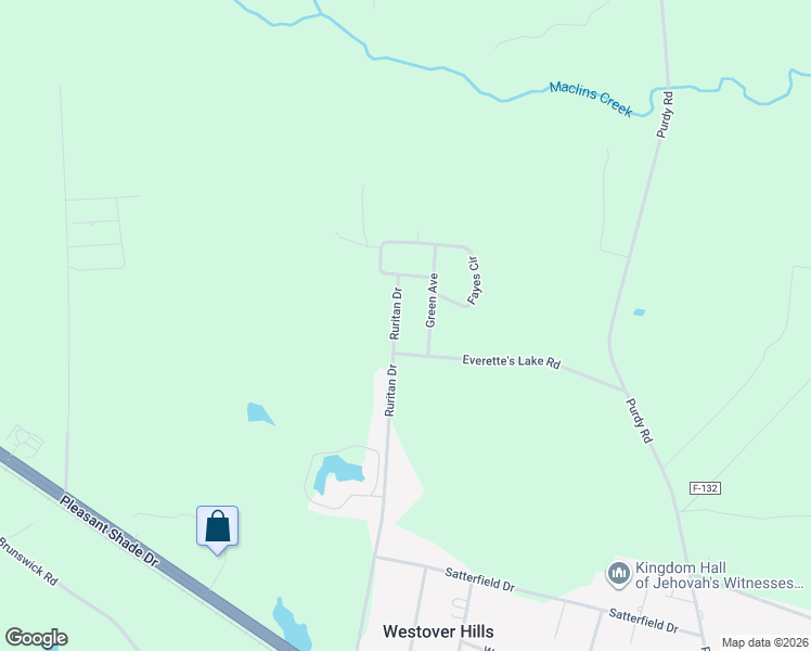 map of restaurants, bars, coffee shops, grocery stores, and more near 707-899 Ruritan Drive in Emporia