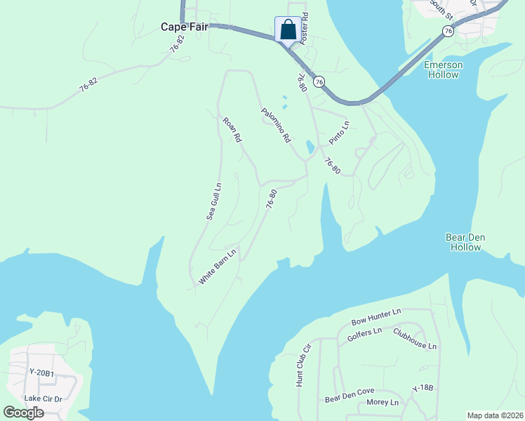 map of restaurants, bars, coffee shops, grocery stores, and more near 620 Chestnut Rd in Cape Fair