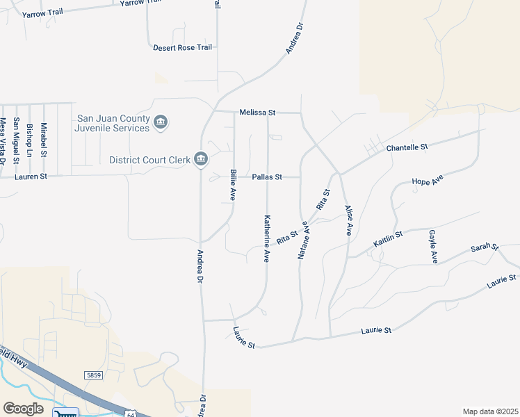 map of restaurants, bars, coffee shops, grocery stores, and more near 1001 Katherine Avenue in Farmington