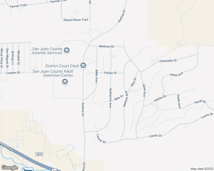 map of restaurants, bars, coffee shops, grocery stores, and more near 1001 Katherine Avenue in Farmington