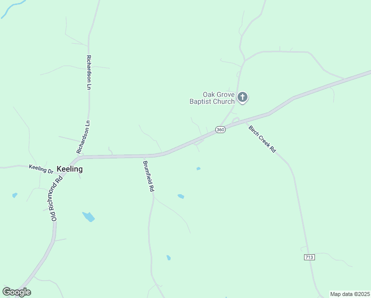 map of restaurants, bars, coffee shops, grocery stores, and more near 13140 Old Richmond Road in Keeling