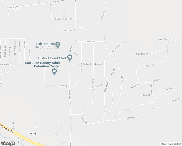 map of restaurants, bars, coffee shops, grocery stores, and more near 961 Katherine Avenue in Farmington