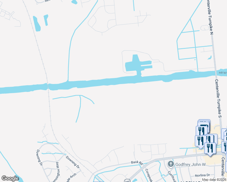 map of restaurants, bars, coffee shops, grocery stores, and more near Unnamed Road in Chesapeake