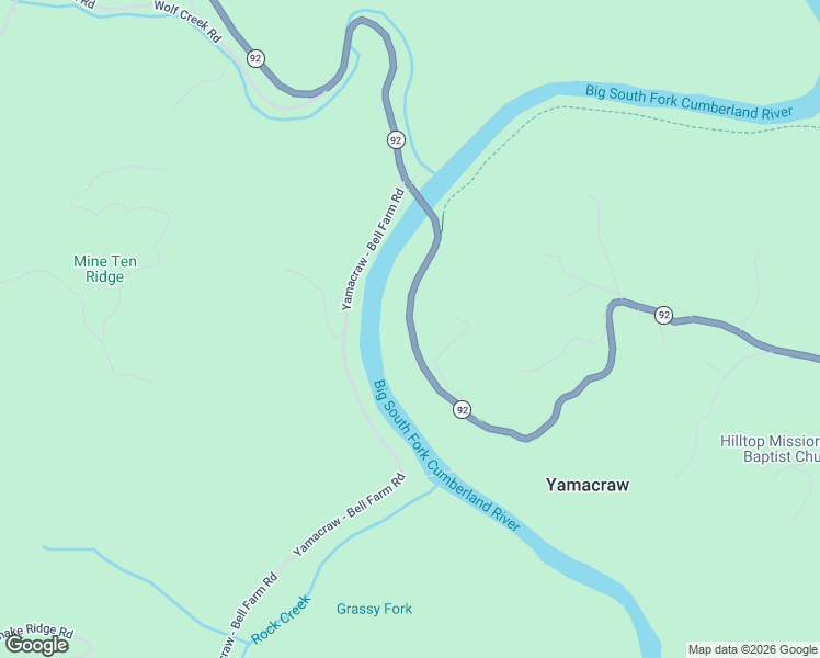 map of restaurants, bars, coffee shops, grocery stores, and more near Kentucky 92 in Stearns