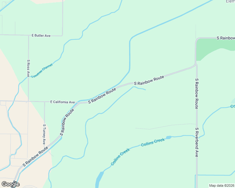 map of restaurants, bars, coffee shops, grocery stores, and more near 841 South Rainbow Route in Sanger