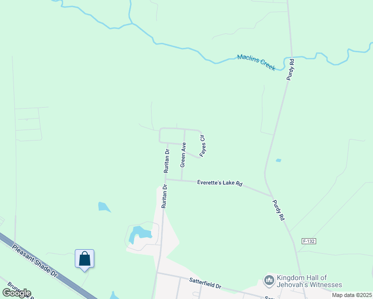 map of restaurants, bars, coffee shops, grocery stores, and more near 147 Green Avenue in Emporia