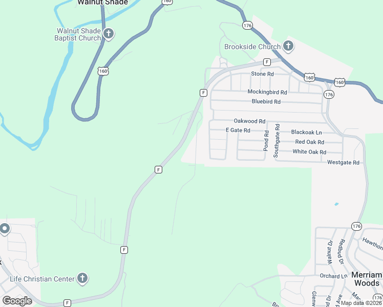 map of restaurants, bars, coffee shops, grocery stores, and more near 185-205 Country Hills Drive in Taney County