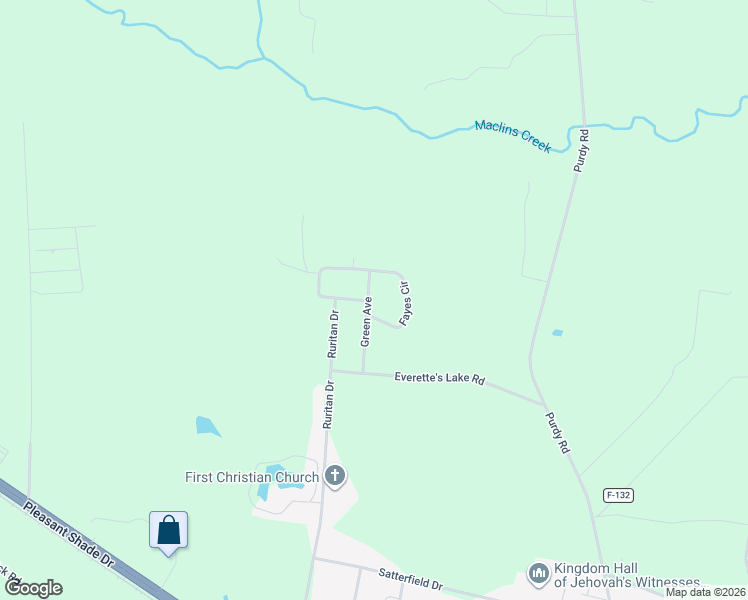 map of restaurants, bars, coffee shops, grocery stores, and more near 201 Green Avenue in Emporia