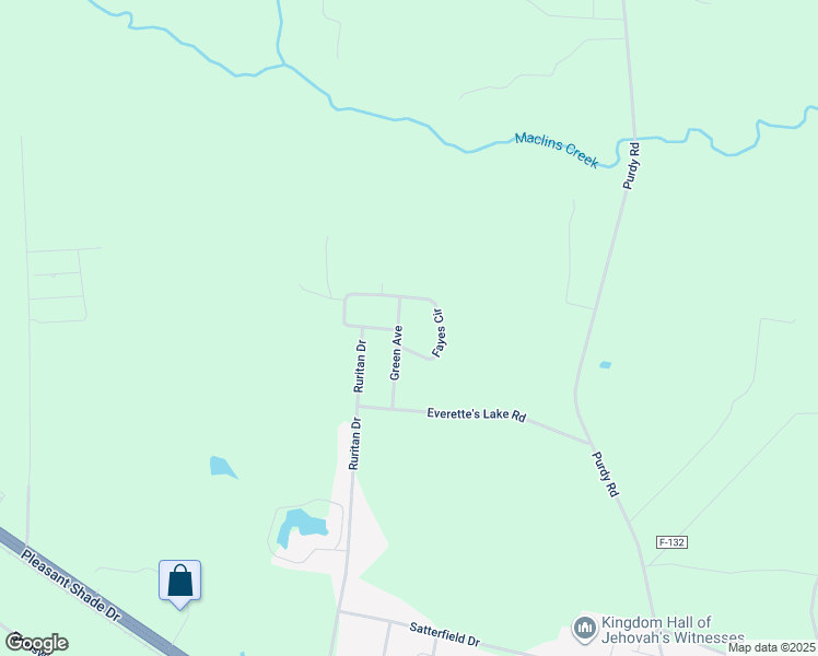 map of restaurants, bars, coffee shops, grocery stores, and more near 147 Green Avenue in Emporia