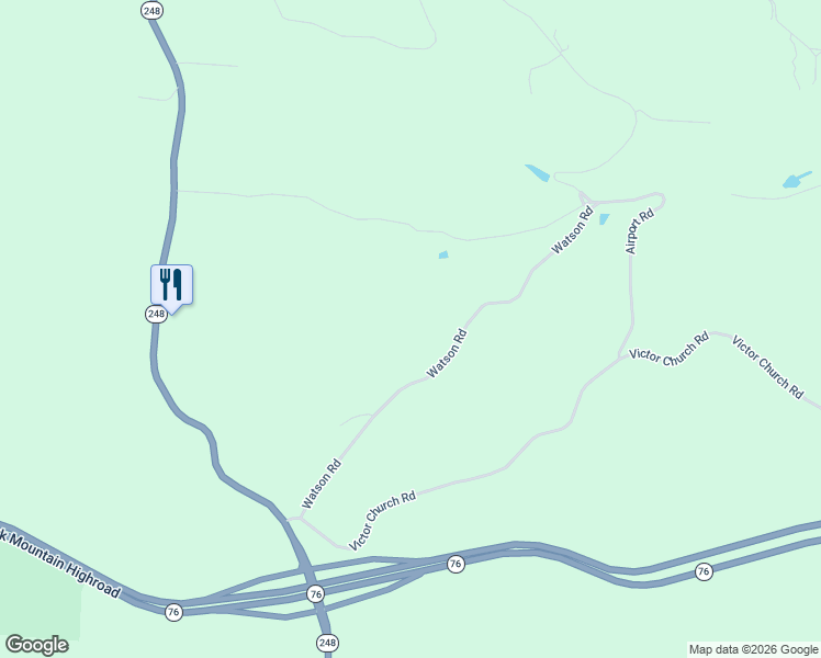 map of restaurants, bars, coffee shops, grocery stores, and more near 537 Watson Road in Branson