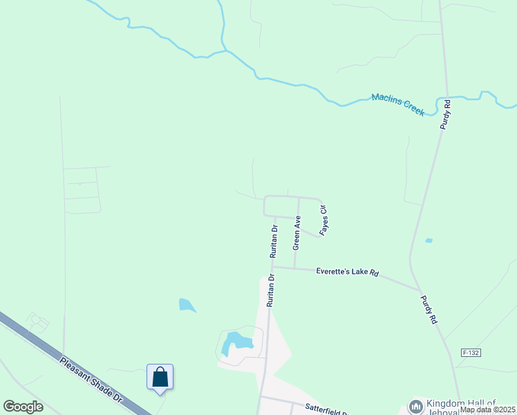 map of restaurants, bars, coffee shops, grocery stores, and more near 144 Van Dyke Circle in Emporia