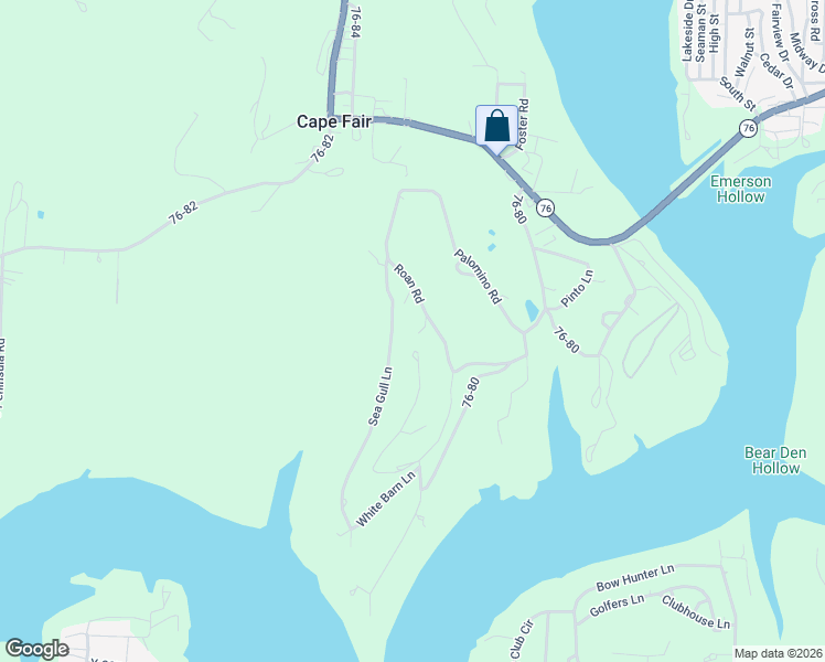 map of restaurants, bars, coffee shops, grocery stores, and more near 620 Chestnut Rd in Cape Fair