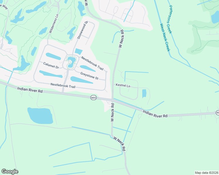 map of restaurants, bars, coffee shops, grocery stores, and more near 3104 Nestlebrook Court in Virginia Beach