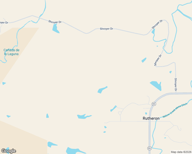 map of restaurants, bars, coffee shops, grocery stores, and more near Shroyer Drive in Los Ojos