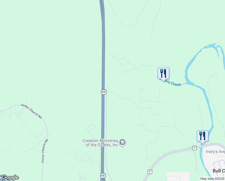 map of restaurants, bars, coffee shops, grocery stores, and more near 143 Arizona Drive in Branson