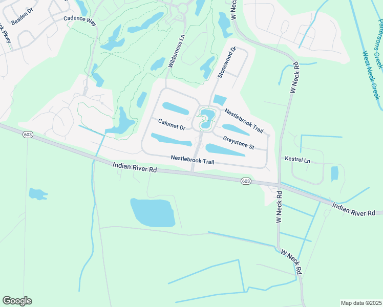 map of restaurants, bars, coffee shops, grocery stores, and more near 2657 Nestlebrook Trail in Virginia Beach