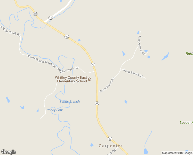 map of restaurants, bars, coffee shops, grocery stores, and more near 13781 Kentucky 92 in Barbourville