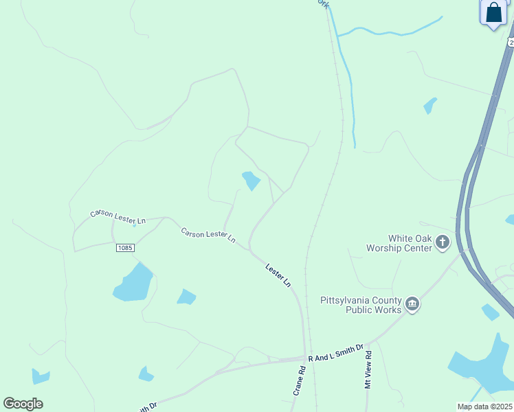 map of restaurants, bars, coffee shops, grocery stores, and more near 789 Lester Lane in Danville