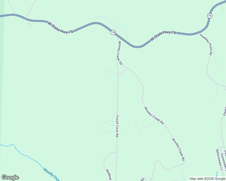 map of restaurants, bars, coffee shops, grocery stores, and more near 283 Fossil Cove Road in Cape Fair