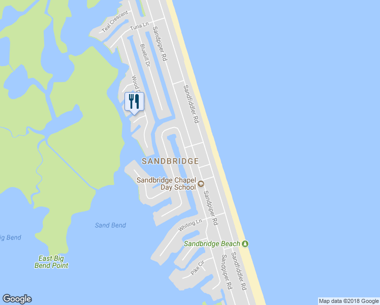 map of restaurants, bars, coffee shops, grocery stores, and more near 3004 Little Island Road in Virginia Beach