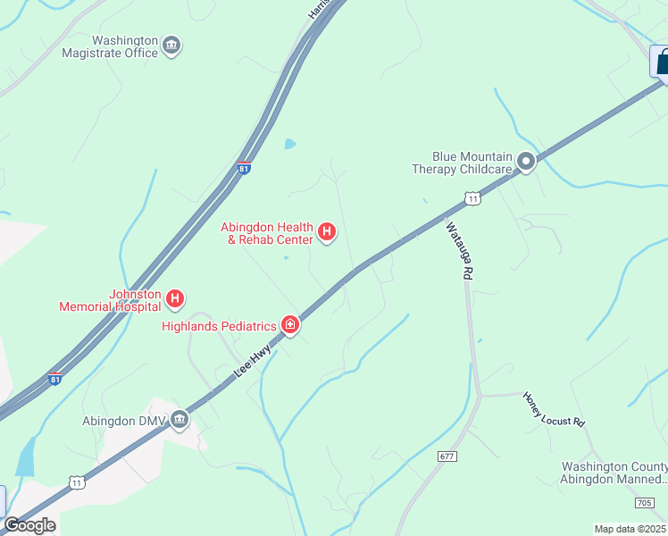 map of restaurants, bars, coffee shops, grocery stores, and more near 15089 Harmony Hills Lane in Abingdon