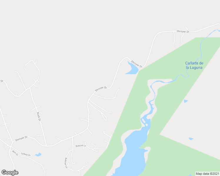 map of restaurants, bars, coffee shops, grocery stores, and more near Shroyer Drive in Los Ojos