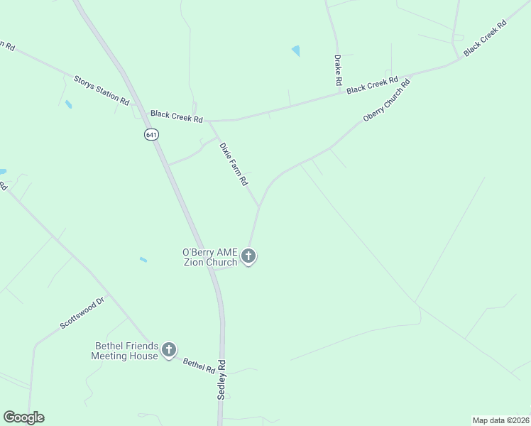 map of restaurants, bars, coffee shops, grocery stores, and more near 32040 Oberry Church Road in Franklin