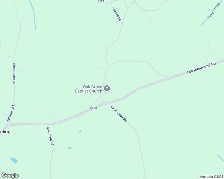 map of restaurants, bars, coffee shops, grocery stores, and more near 2179 Oak Grove Road in Keeling