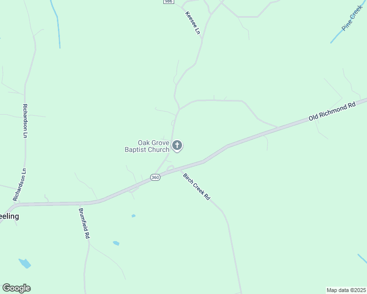 map of restaurants, bars, coffee shops, grocery stores, and more near 2179 Oak Grove Road in Keeling