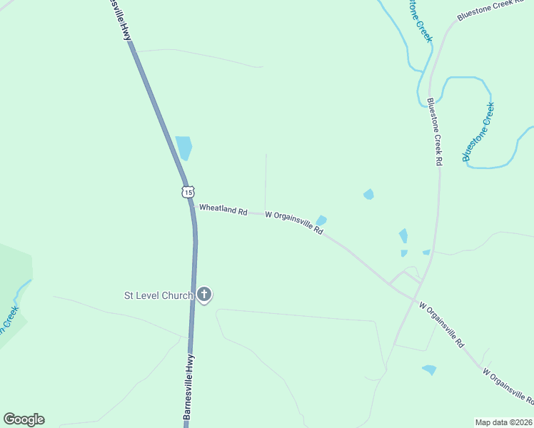 map of restaurants, bars, coffee shops, grocery stores, and more near West Orgainsville Road in Red Oak