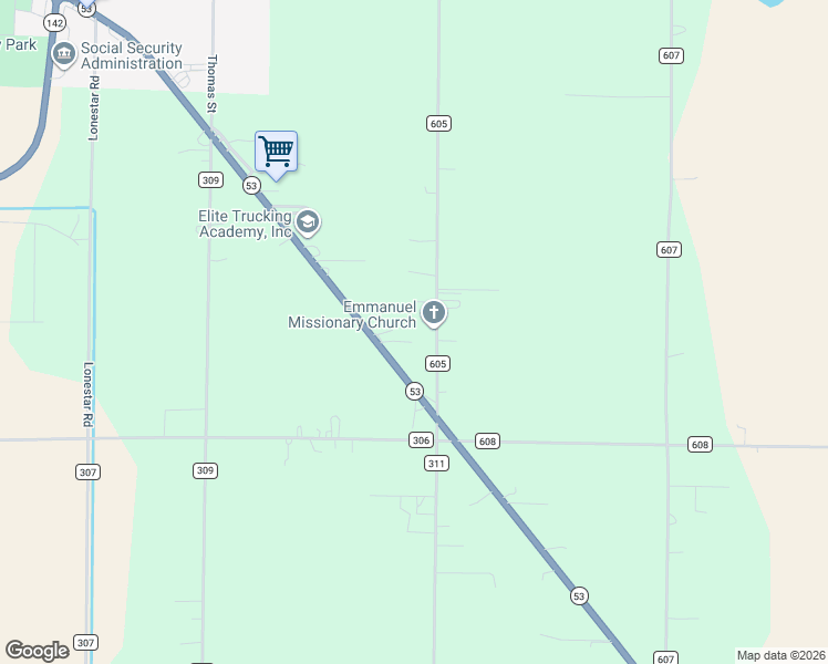 map of restaurants, bars, coffee shops, grocery stores, and more near 43 Prenzel Road in Poplar Bluff