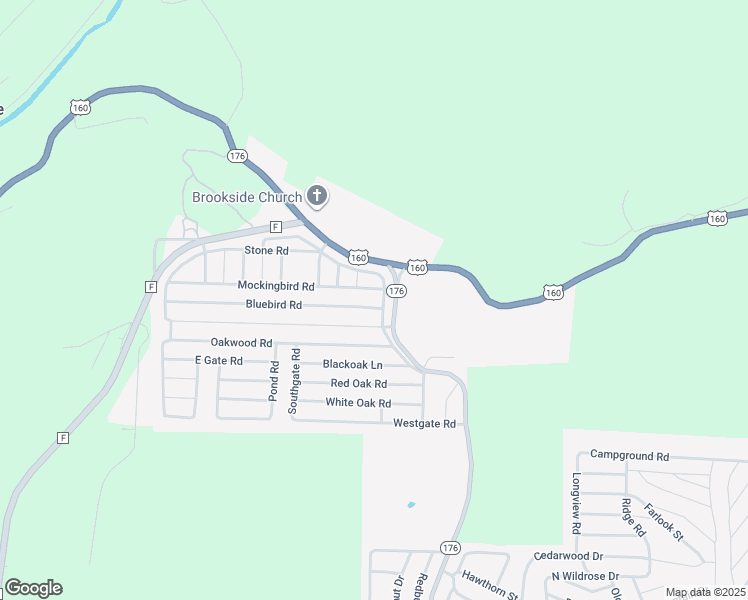 map of restaurants, bars, coffee shops, grocery stores, and more near 3087 Bluebird Road in Merriam Woods